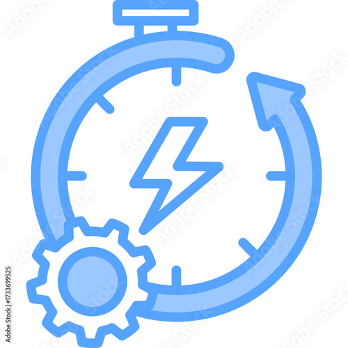 Effectivity blue icon