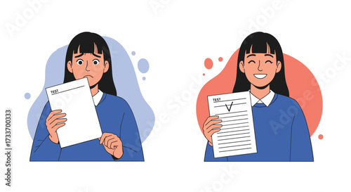 The difference between a bad result and a good result of an exam.