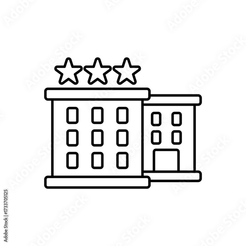 Icon a Hotel, isolated against a clean background.