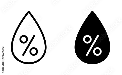 Air Humidity icon stock illustration