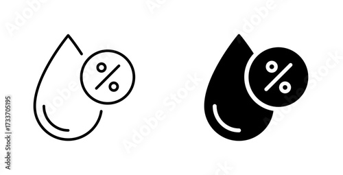 Air Humidity icon stock illustration