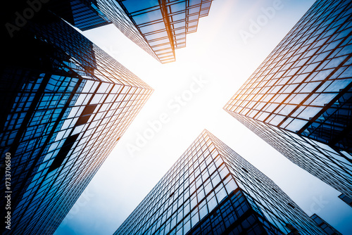 low angle view of skyscrapers , Building