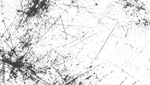 scratched grunge texture with distressed dust overlay grainy background effect vector illustration for urban retro vintage style