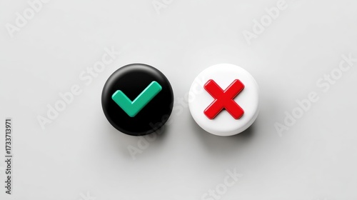 Professional business decision-making concepts featuring options, choices, agreement, disagreement, approval, rejection, and collaboration in modern office environments