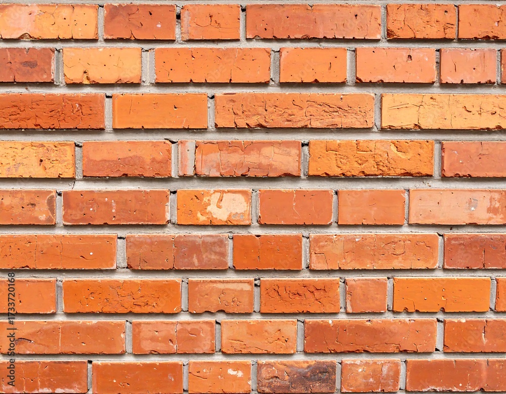 Obraz premium Red brick wall texture