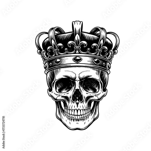 Skull and Vintage Tattoo T-shirt Vector Designs and Edgy, Punk-Inspired Graphics & Retro Tattoo Illustrations for Custom Graphic Tees-08