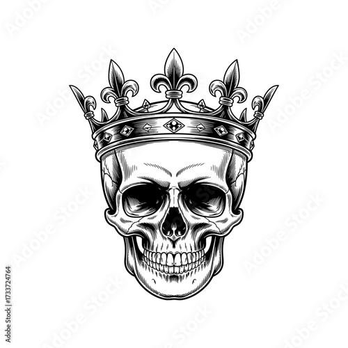 Skull and Vintage Tattoo T-shirt Vector Designs and Edgy, Punk-Inspired Graphics & Retro Tattoo Illustrations for Custom Graphic Tees-10
