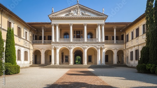 Wallpaper Mural Magnificent Italian Villa: A Masterpiece of Architecture Torontodigital.ca