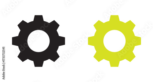 
Gear icon set, Gear wheel symbol. vector illustration eps 10