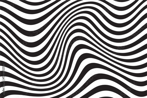 A hypnotic black-and-white spiral creates a twisting illusion ideal for abstract art, design projects, and visual campaigns. This high-contrast pattern evokes motion, depth, and intrigue