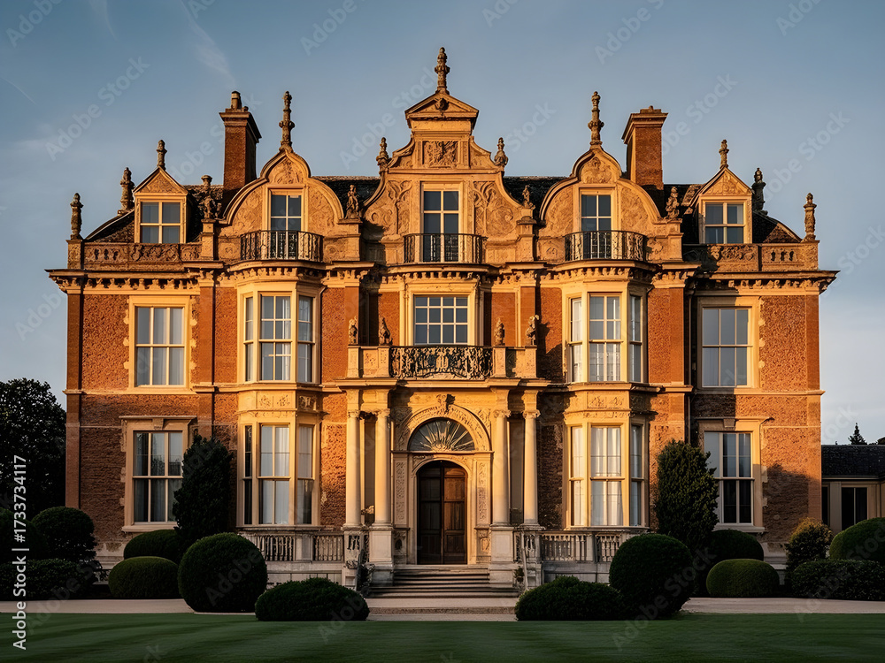 Fototapeta premium spectacular a beautiful castle wallpaper