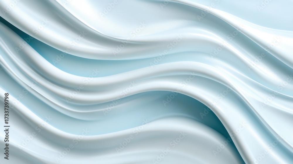 Fototapeta premium Pastel wave textures in motion, designed for minimalist aesthetics in creative and design use