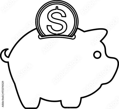 Business Project Icon Outline