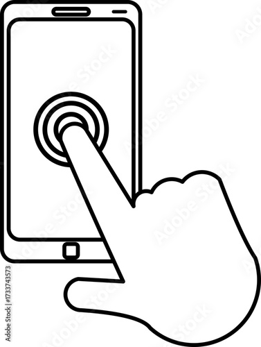 Business Project Icon Outline