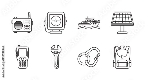 Vector art of marine