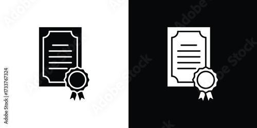 License icon illustration element design. black glyph icons