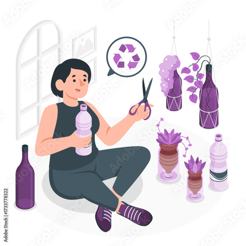 upcycle Isometric Illustrations
