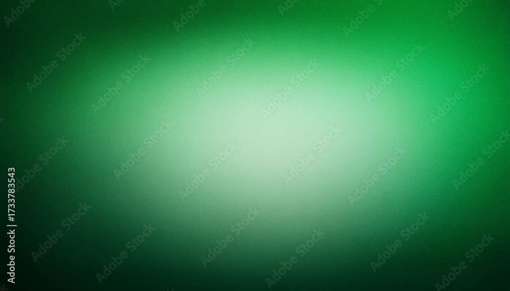 Obraz premium Green Gradient Background With Soft Blurry Texture And White Center And Dark Border Grunge