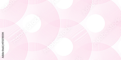 Geometric circle stripe diagonal overlap colorful minimal fabric textile design. abstract background oblique stripe diagonal line wave parallel pink digital vector illustration art pattern.	
