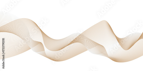 Abstract modern yellow line futuristic energy sound waves technology concept background. Abstract background wave line in vector business texture. Pattern line blend curve flow futuristic background.	