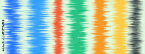 Abstract Washed Digital Watercolor Painting stripe brush seamless pattern background.Boho Camouflage Strokes Tie Dye Batik. Ombre gradient multicolor for surface print ikat gradient tileable wallpaper