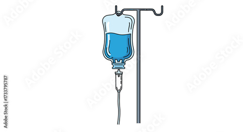 Intravenous fluid therapy a vital medical procedure for delivering essential liquids and medications directly into a patients bloodstream.