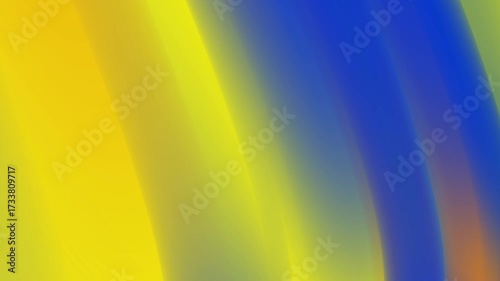 Curved gradient background of yellow orange and blue colors