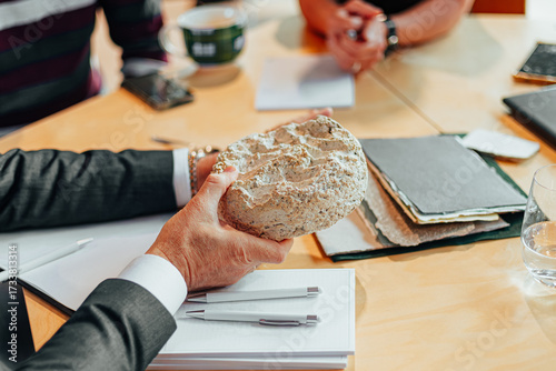 Wallpaper Mural Biomaterial Prototype Demonstrated at Sustainability Meeting Torontodigital.ca