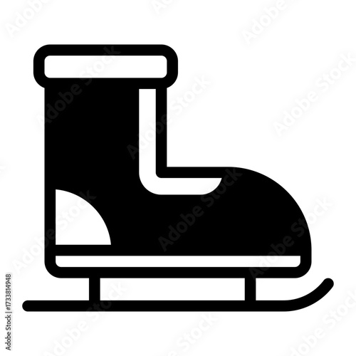 Ice Skate Illustration