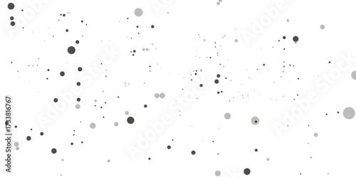 Black ink splat and paint drops on a wet glass surface create a transparent, grungy texture