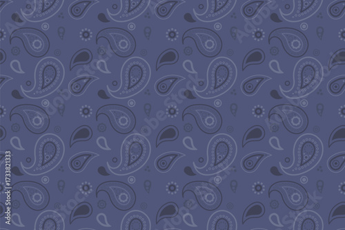Seamless swirling decor fabric. Repeating tradition to 2025 romantic. Image endless by colours graphic.