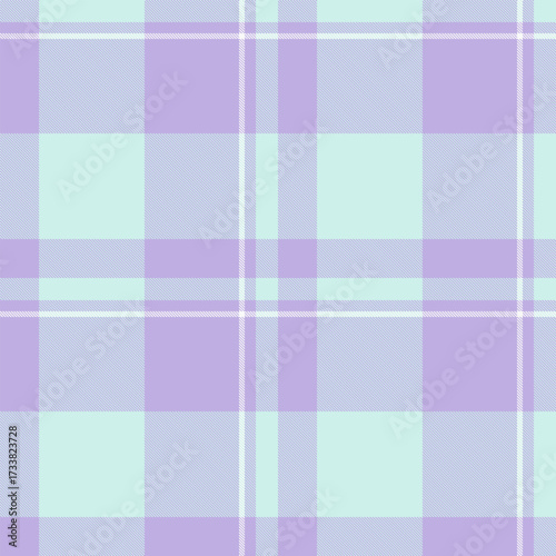 Pastel plaid pattern with interlaced stripes creates a harmonious, retro aesthetic. Ideal for fashion, textiles, backgrounds, and graphic design projects.