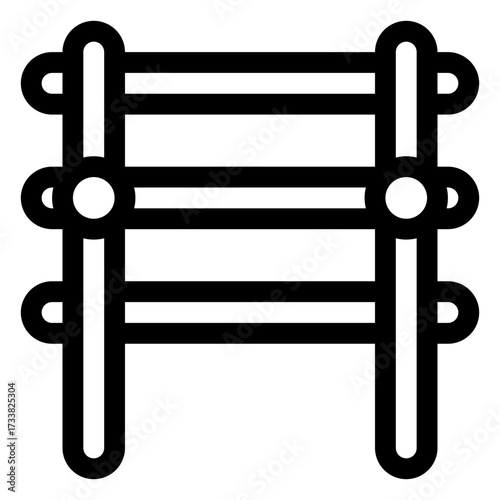 Towel rail icon