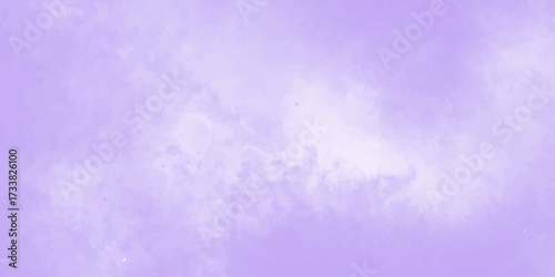 Abstract background with . Grunge smooth light sky purple calming image of white clouds in a lavender sky evokes a sense of peace and tranquility, perfect for backgrounds and designs
