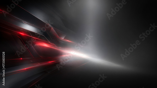 Abstract black futuristic advanced technology background