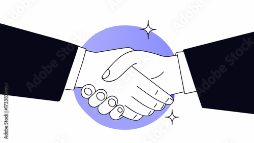 handshake between two businessmen