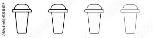Togo Cup icon collection. Line vector sign, symbol for web and mobile