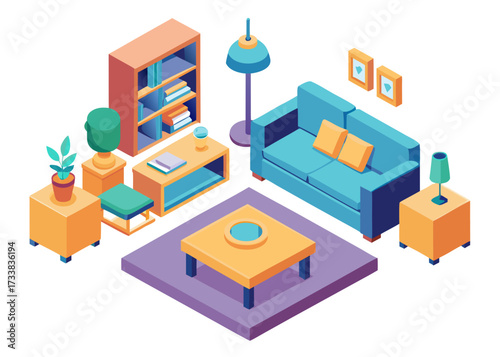 isometric view of isometric hotel