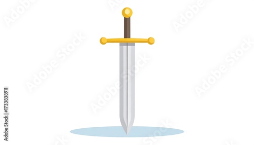 Simple illustration of a medieval sword