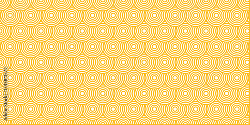 Seamless minimal orange colorful overlapping abstract retro overlap textile fabric flow creative cloth pattern. vector overlapping curve geometric texture background.	

