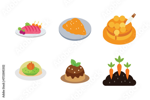 Vibrant assortment of delicious desserts and sweet treats