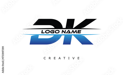 DK Creative Dynamic Logo Design | Modern Music & Entertainment Branding