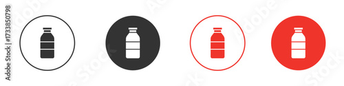 Jar icon solid pictogram. Vector isolated illustration