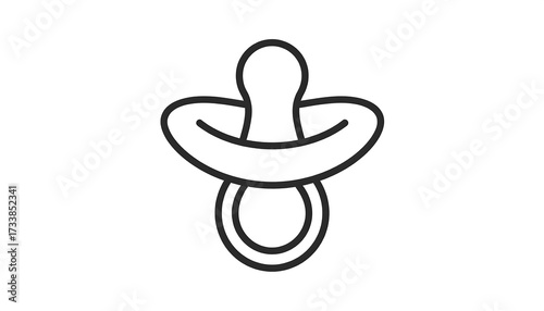Simple pacifier icon
