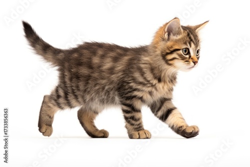 Photo of kitten walking animal mammal manx.