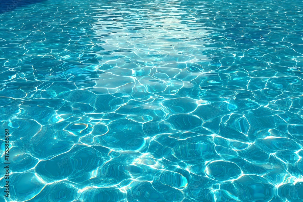 Obraz premium Blue Ocean Water Abstract Background