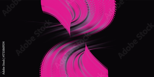 Car sticker wrap banner abstract sporty lines pink blue greenish grunge color combination brush storm thunder pattern racing motorsport.