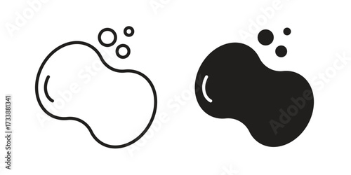 Soap icon. flat and stroke style Collection. simple symbol