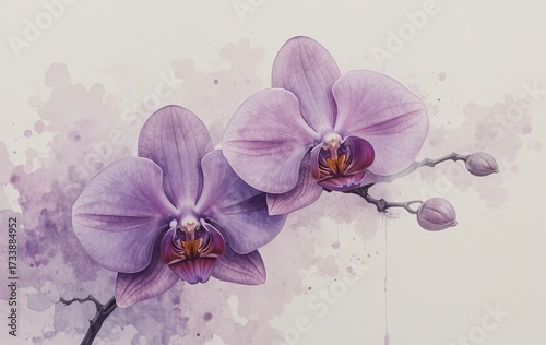 Orchid Poetry in Whispering Mauve Hues