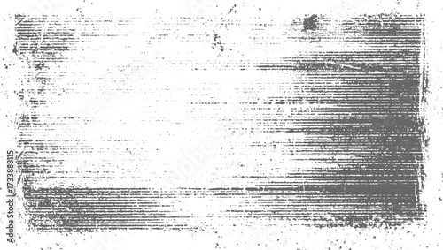 Horizontal Line Noise Abstract grunge texture. old canvas pattern textured for overlay or screen scratch effect, vector design on transparent background.